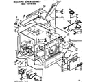 Sears 11077616100 machine sub-assembly diagram