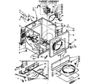 Sears 11077641100 cabinet assembly diagram