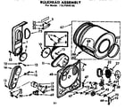 Kenmore 11077645100 burner assembly diagram