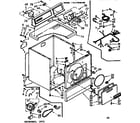 Sears 11077646100 machine sub-assembly diagram