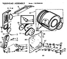Sears 11077646100 bulkhead assembly diagram