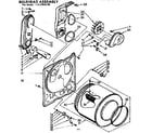 Sears 11077655100 bulkhead assembly diagram