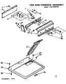 Top and console assembly