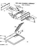 Top and console assembly