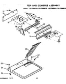 Top and console assembly