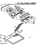 Top and console assembly