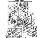 Sears 11077671410 cabinet assembly diagram