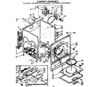 Sears 11077675410 cabinet assembly diagram