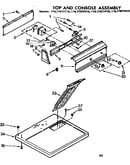 Top and console assembly