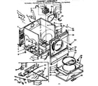 Kenmore 11077677110 cabinet assembly diagram