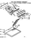 Top and console assembly