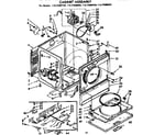 Sears 11077680100 cabinet assembly diagram