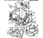 Sears 11077680210 cabinet assembly diagram