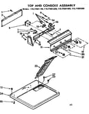 Top and console assembly