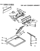 Top and console assembly