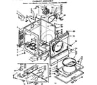 Sears 11077692100 cabinet assembly diagram