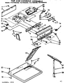 Top & console assembly