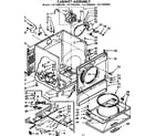 Sears 11077693200 cabinet assembly diagram