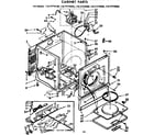 Sears 11077774800 cabinet parts diagram