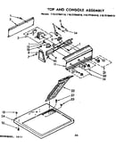 Top and console assembly