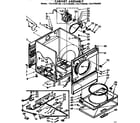 Sears 11077785200 cabinet assembly diagram