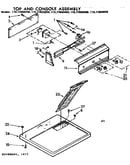Top and console assembly