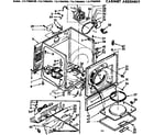 Sears 11077860800 cabinet assembly diagram