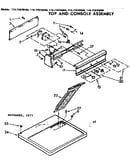 Top and console assembly