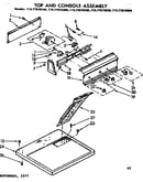 Top and console assembly