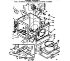 Sears 11077880200 cabinet assembly diagram