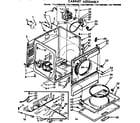 Sears 11077884100 cabinet assembly diagram