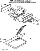 Top and console assembly