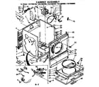 Sears 11077894400 cabinet assembly diagram