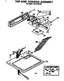 Top and console assembly