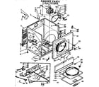 Sears 11077950100 cabinet parts diagram
