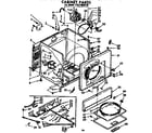 Sears 11077950110 cabinet parts diagram