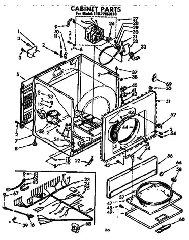 Cabinet parts