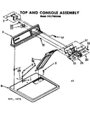Top and console assembly