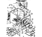 Sears 11077955110 cabinet assembly diagram