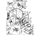 Sears 11077960810 cabinet parts diagram