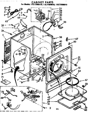 Cabinet parts