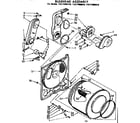 Sears 11077960610 bulkhead assembly diagram