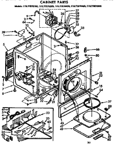 Cabinet parts