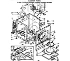 Sears 11077974600 cabinet parts diagram