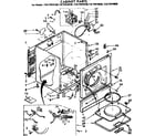 Sears 11077974830 cabinet parts diagram