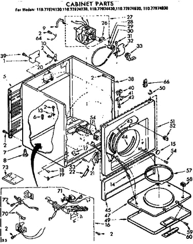 Cabinet parts