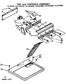Top and console assembly