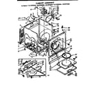 Kenmore 11077975600 cabinet assembly diagram
