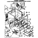 Kenmore 11077975110 cabinet assembly diagram