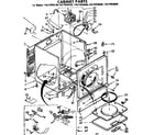 Kenmore 11077975830 cabinet parts diagram